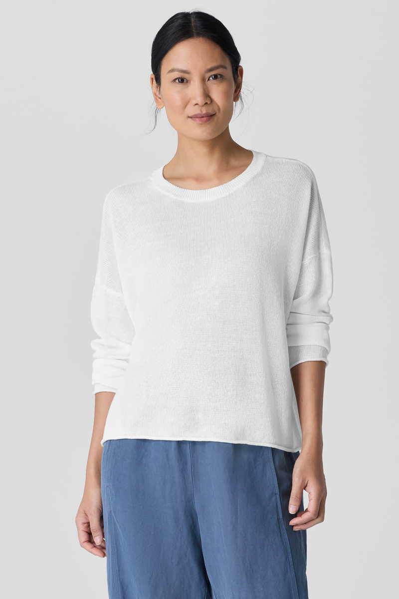 Garment-Dyed Utility Cotton Tapered Pant - Eileen Fisher Outlet