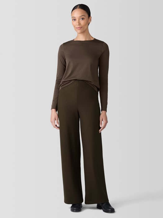 Organic Pima Cotton Jersey Long-Sleeve Tee - Eileen Fisher Outlet