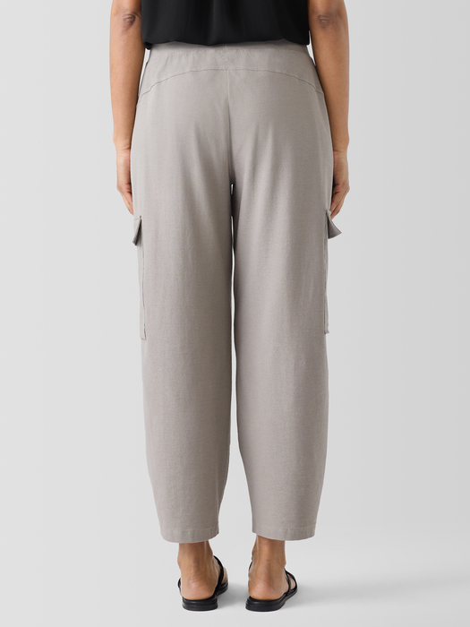 Washable Stretch Crepe Cargo Pant - Eileen Fisher Outlet