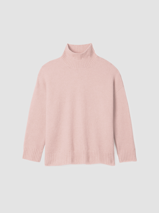 Cashmere Silk Bliss Turtleneck Box-Top - Eileen Fisher Outlet