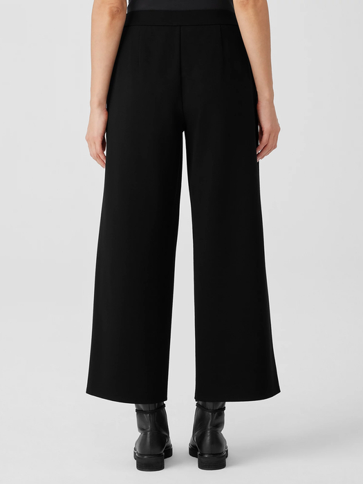 Washable Flex Ponte Wide-Leg Pant - Eileen Fisher Outlet