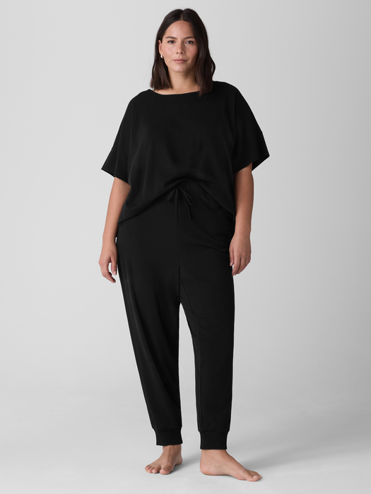 Organic Cotton Interlock Jogger Sleep Pant - Eileen Fisher Outlet
