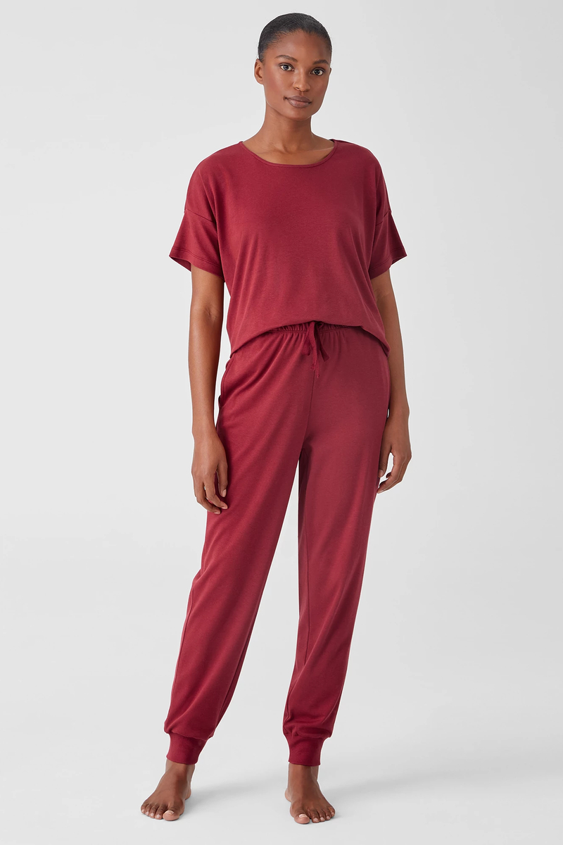 Organic Cotton Interlock Sleep Tee - Eileen Fisher Outlet