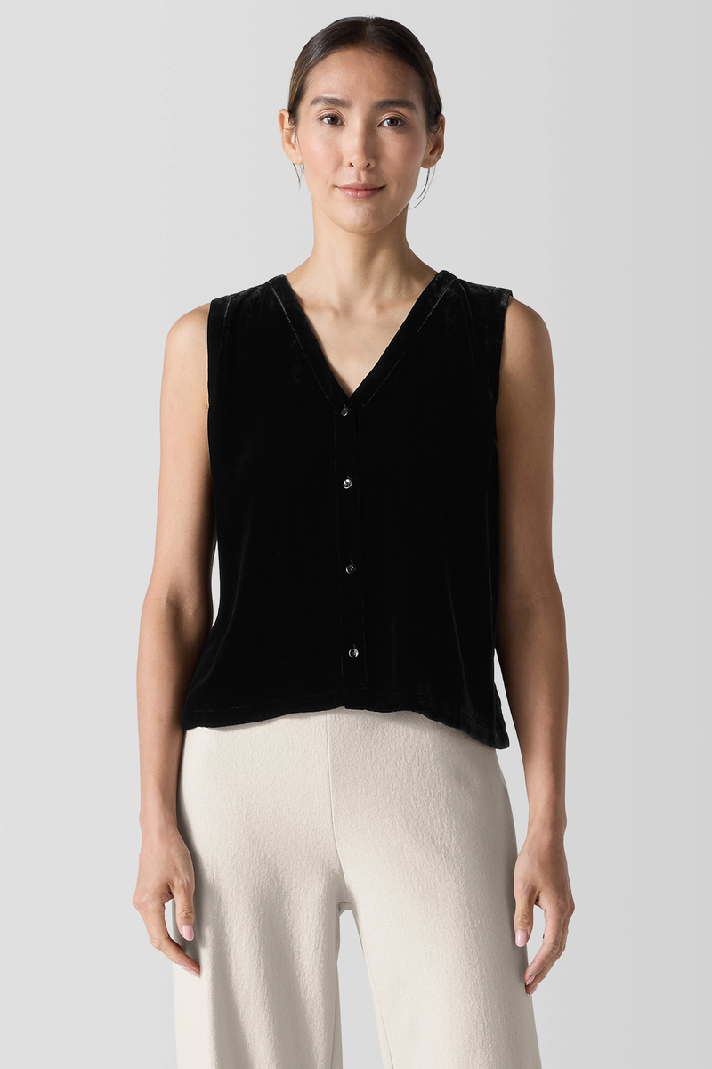 Silk Double Crepe Long Blazer - Eileen Fisher Outlet
