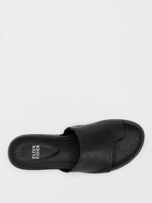 Digit Leather Slide Sandal - Eileen Fisher Outlet