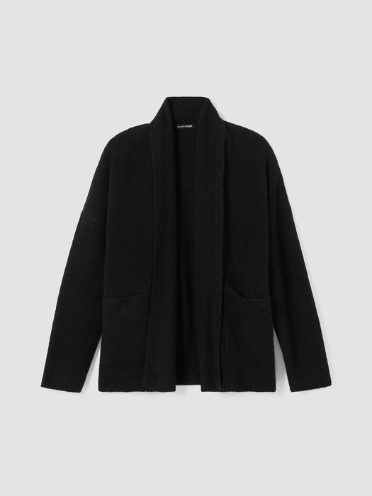 Cashmere Silk Bliss Shawl Collar Cardigan - Eileen Fisher Outlet