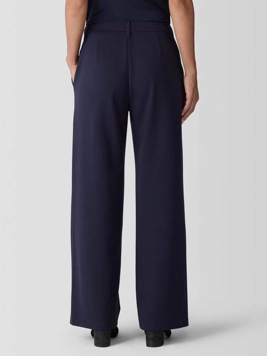 Washable Flex Ponte Wide Trouser Pant - Eileen Fisher Outlet