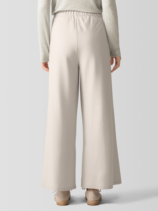 Felted Wool Jersey Wide-Leg Pant in Regenerative Wool - Eileen Fisher Outlet