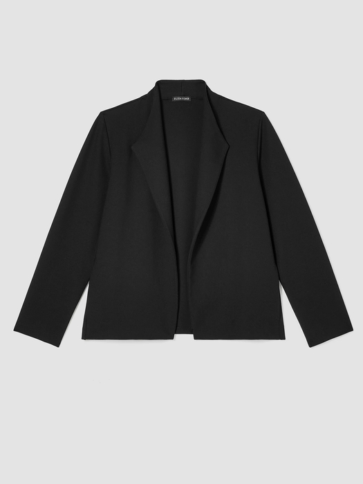 Washable Flex Ponte High Collar Jacket - Eileen Fisher Outlet