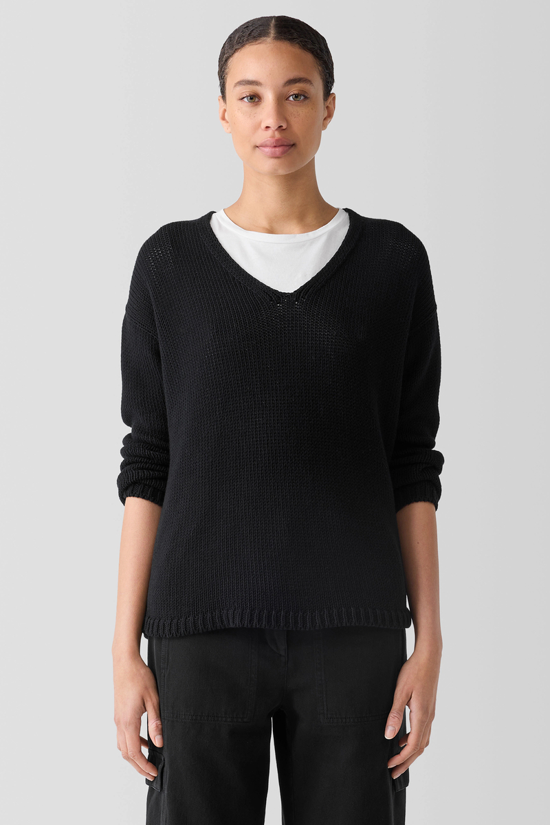 Organic Cotton Denim Slim Jean - Eileen Fisher Outlet