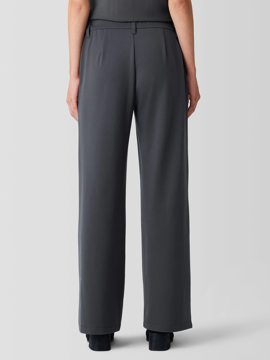 Washable Flex PonteWide Trouser Pant - Eileen Fisher Outlet