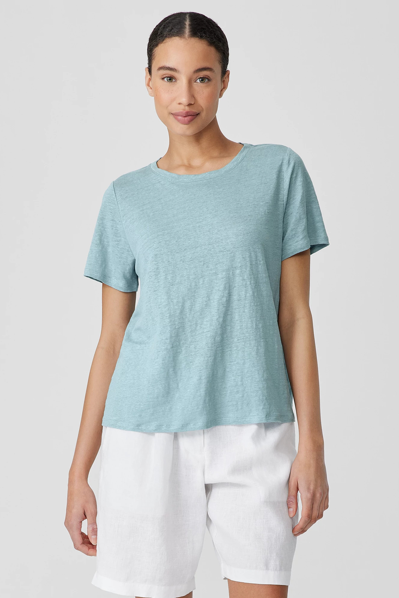 Pima Cotton Stretch Jersey Tapered Pant - Eileen Fisher Outlet