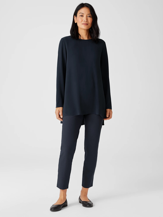 Washable Stretch Crepe Pant - Eileen Fisher Outlet