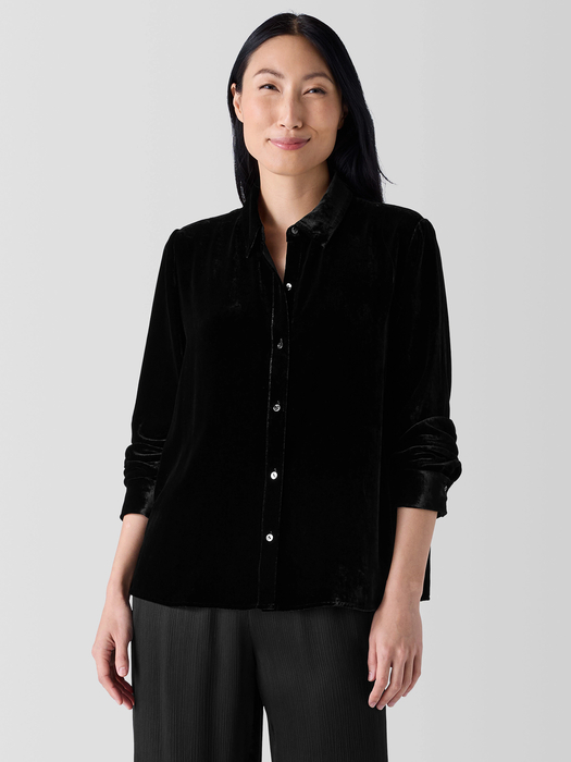 Velvet Classic Collar Shirt - Eileen Fisher Outlet
