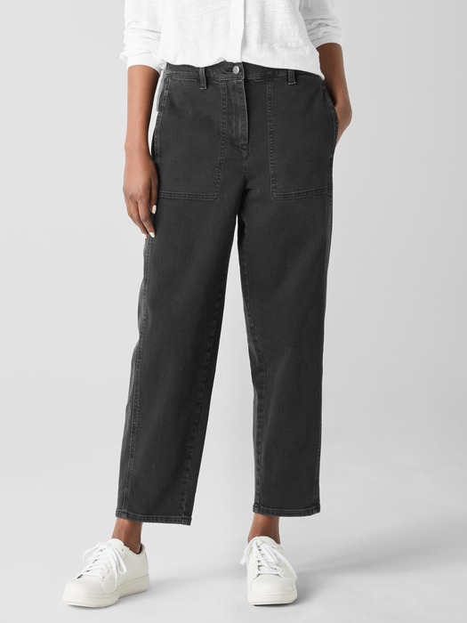 Cotton Stretch DenimLantern Jean - Eileen Fisher Outlet