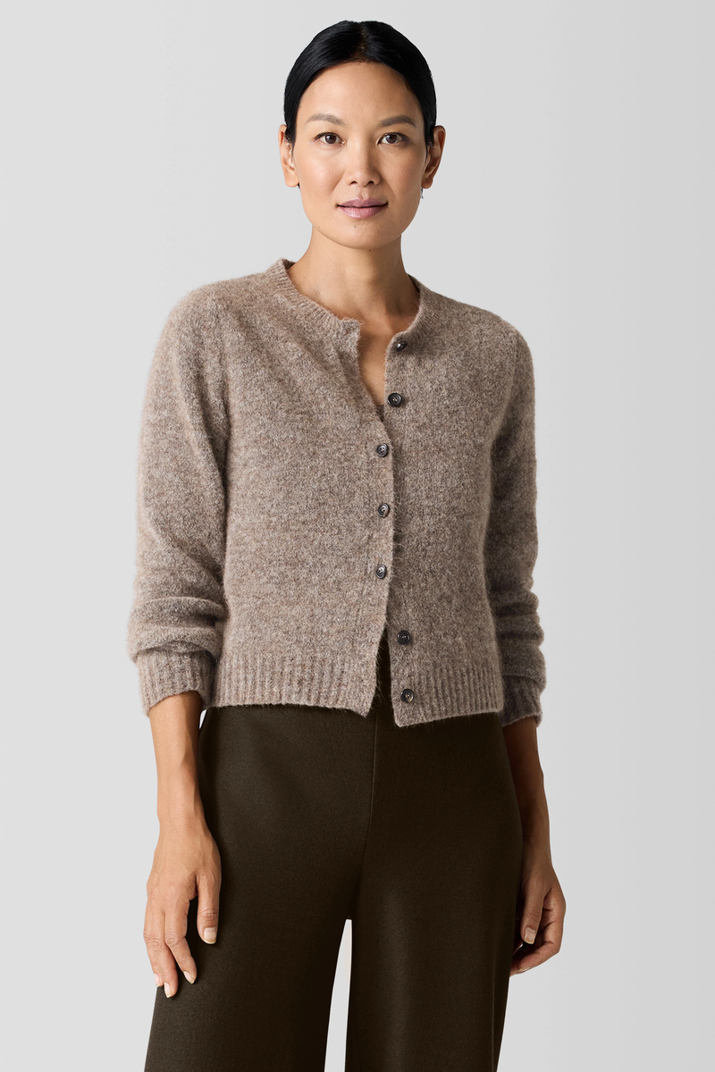 Doubleface Wool Cloud Notch Collar Coat - Eileen Fisher Outlet