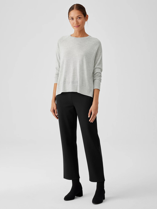Washable Flex Ponte Straight Pant - Eileen Fisher Outlet