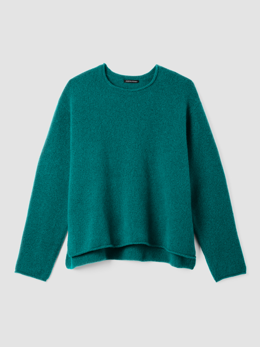 Cashmere Silk Bliss Crew Neck Top - Eileen Fisher Outlet