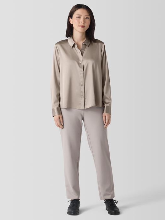 Washable Flex Ponte Straight Pant - Eileen Fisher Outlet