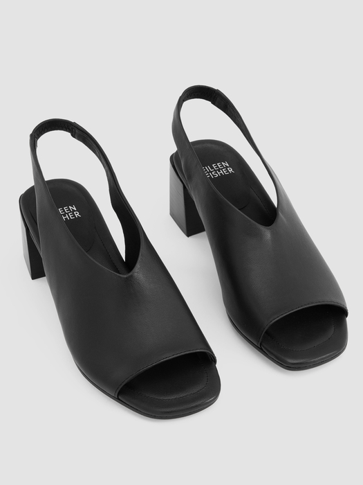 Tess Nappa Leather Slingback Sandal - Eileen Fisher Outlet