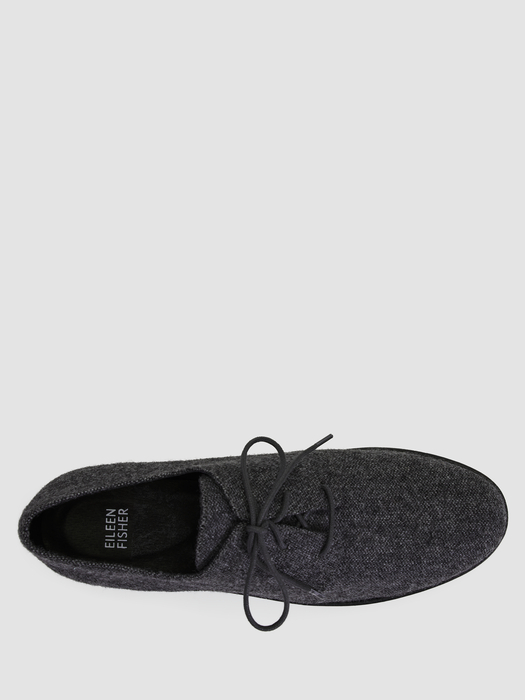 Eddy Mélange Herringbone Platform Oxford - Eileen Fisher Outlet