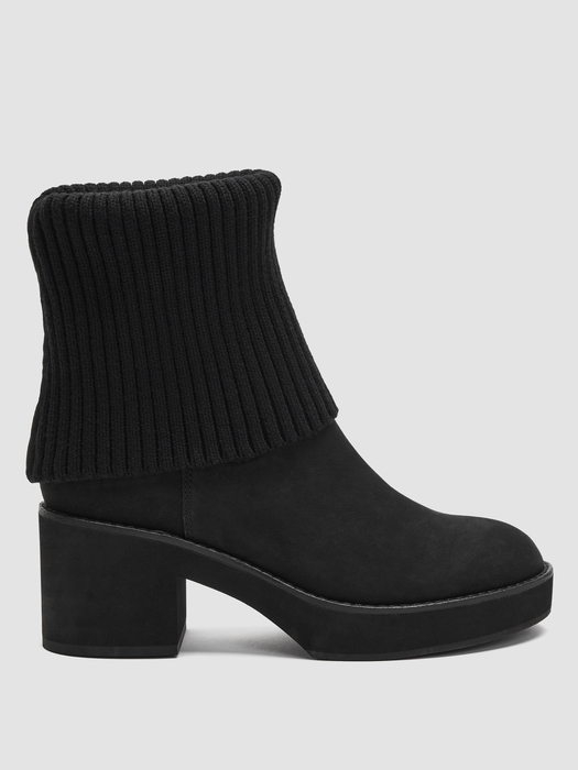 Jala Tumbled Nubuck Platform Boot - Eileen Fisher Outlet