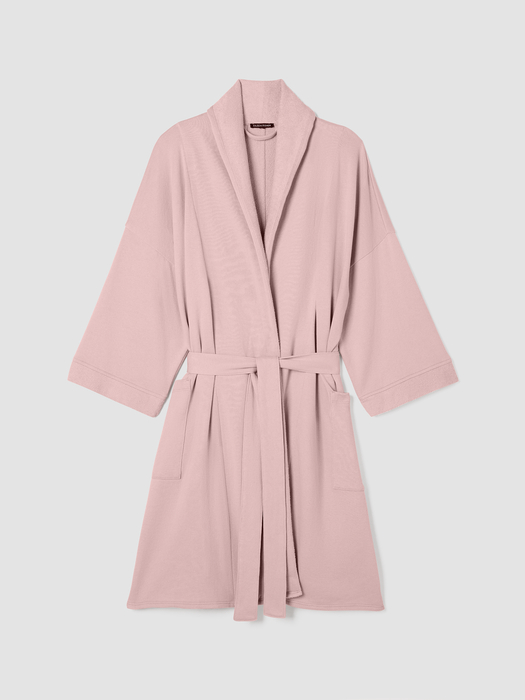 Lightweight Organic Cotton Terry Robe - Eileen Fisher Outlet