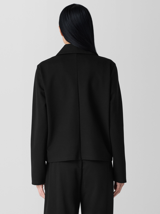 Washable Flex Ponte Short Blazer - Eileen Fisher Outlet