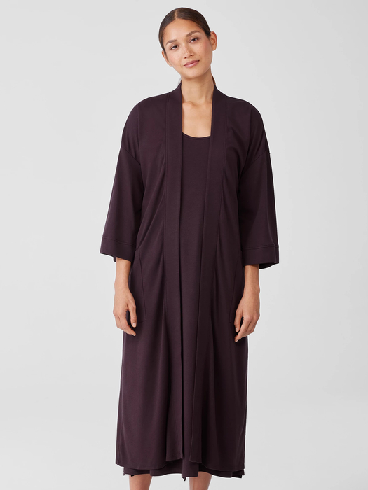 Organic Cotton Interlock Sleep Robe - Eileen Fisher Outlet