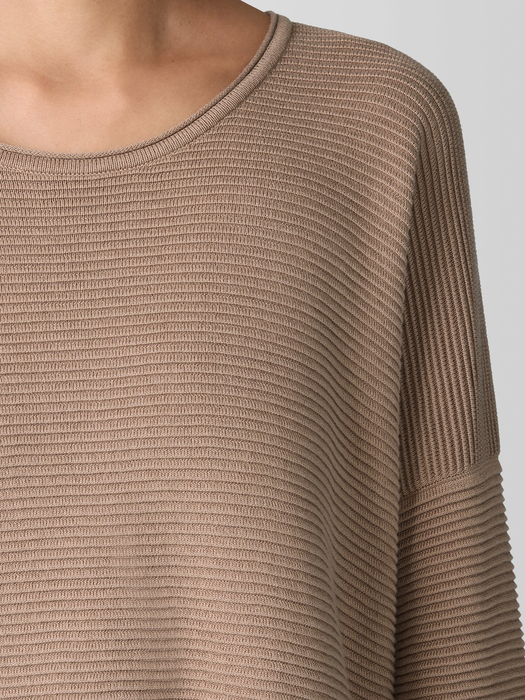 Peruvian Cotton Blend Long Top - Eileen Fisher Outlet