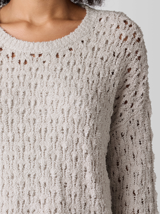 Cotton Fluff Bracelet Sleeve Top - Eileen Fisher Outlet