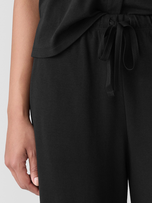Organic Cotton Interlock Wide-Leg Sleep Pant - Eileen Fisher Outlet