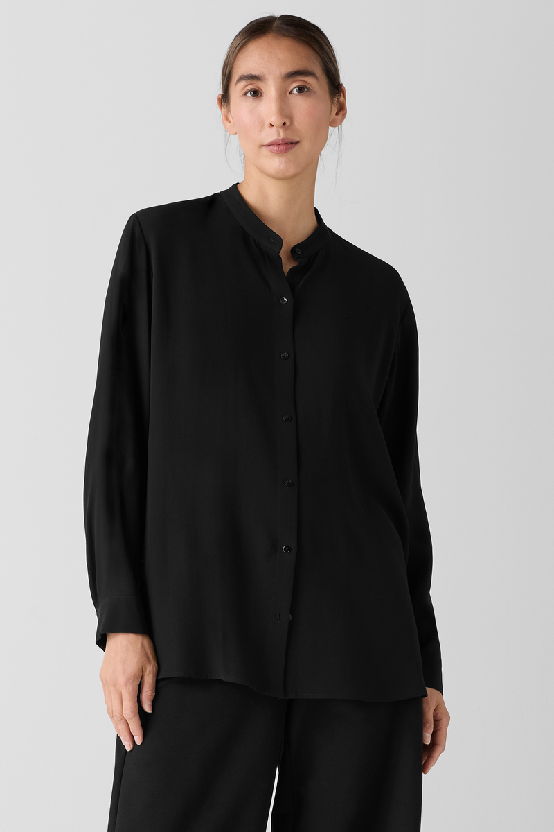 Washable Stretch Crepe Straight Pant - Eileen Fisher Outlet