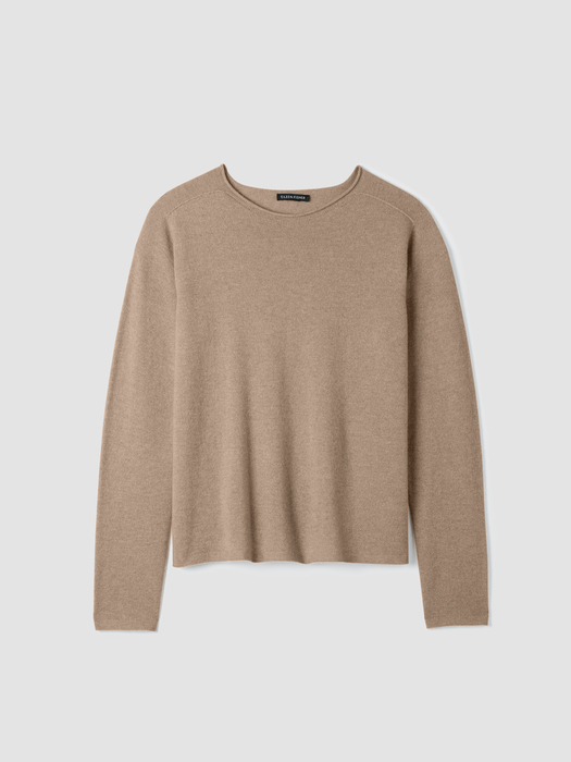 Italian Cashmere Crew Neck Top - Eileen Fisher Outlet