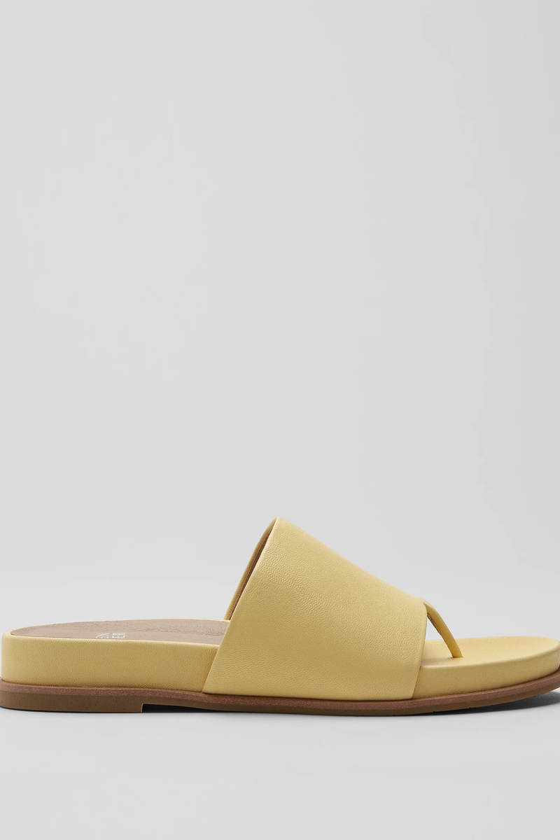 Willow Tumbled Leather Wedge Espadrille - Eileen Fisher Outlet