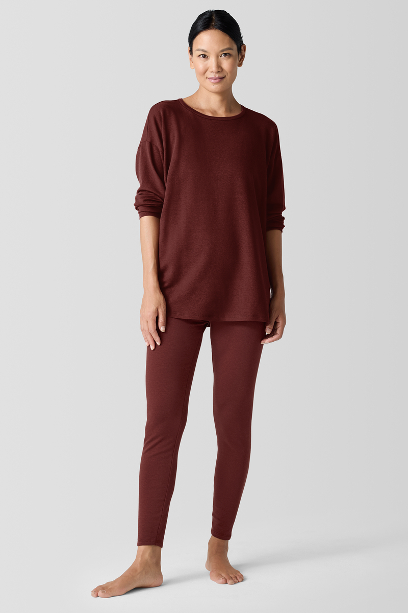 Stretch Jersey Knit Leggings - Eileen Fisher Outlet