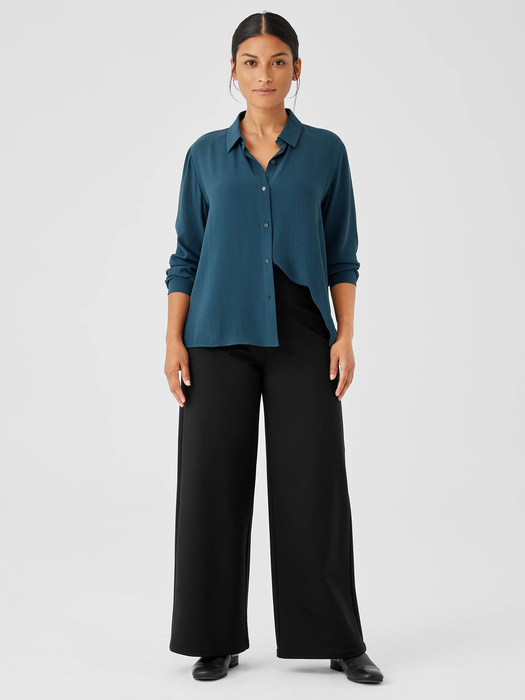 Washable Flex Ponte High-Waisted Pant - Eileen Fisher Outlet