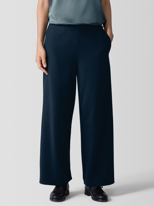 Washable Flex Ponte Wide-Leg Pant - Eileen Fisher Outlet