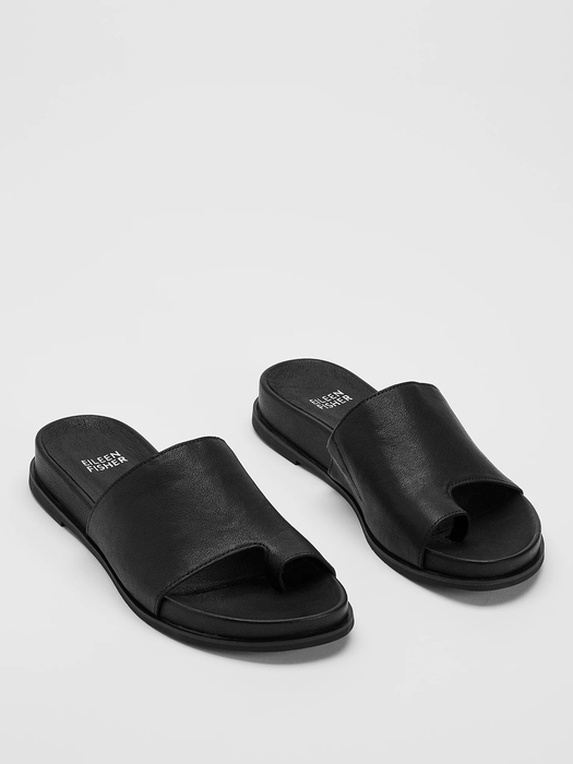 Digit Leather Slide Sandal - Eileen Fisher Outlet