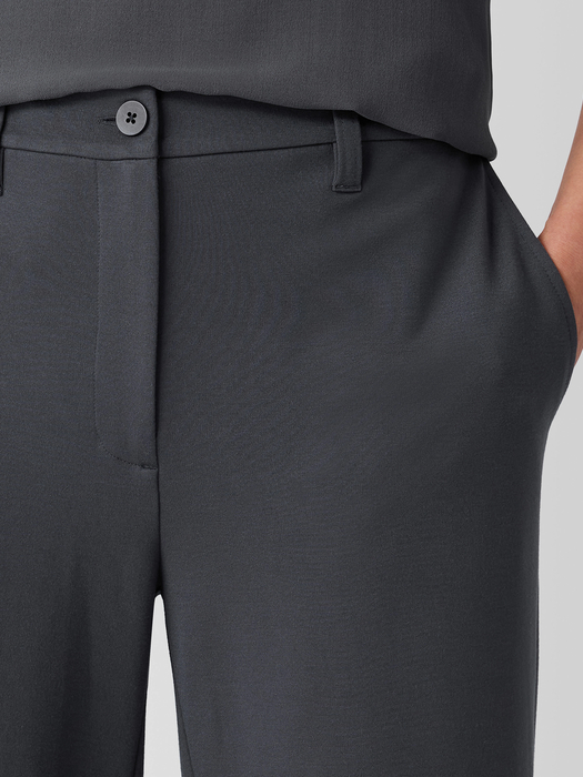 Washable Flex PonteWide Trouser Pant - Eileen Fisher Outlet