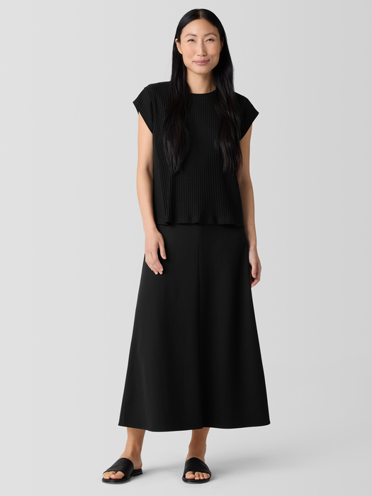 Lightweight Ponte A-Line Skirt - Eileen Fisher Outlet