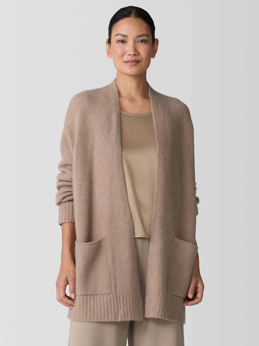Cashmere Silk Bliss LongCardigan - Eileen Fisher Outlet