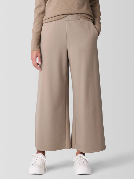 Lightweight Ponte Wide-Leg Pant - Eileen Fisher Outlet