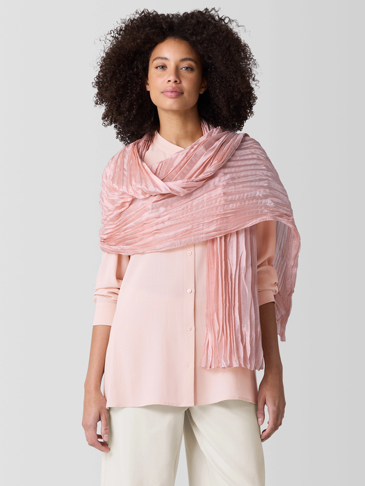 Whisper Traceable Silk Scarf - Eileen Fisher Outlet