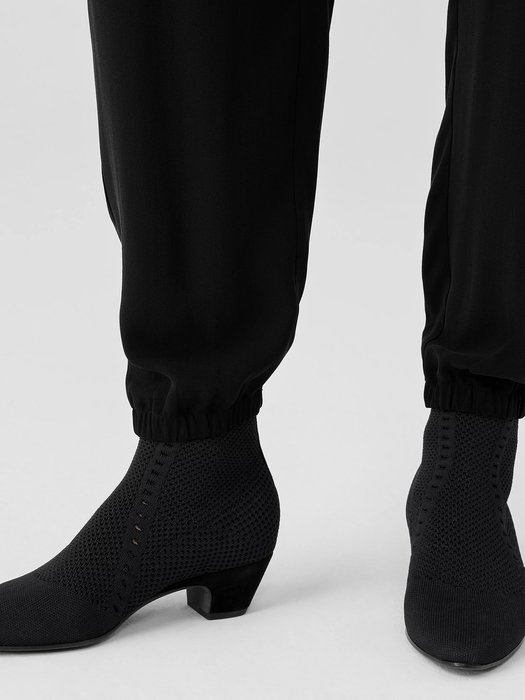 Silk Georgette Crepe Jogger Pant - Eileen Fisher Outlet