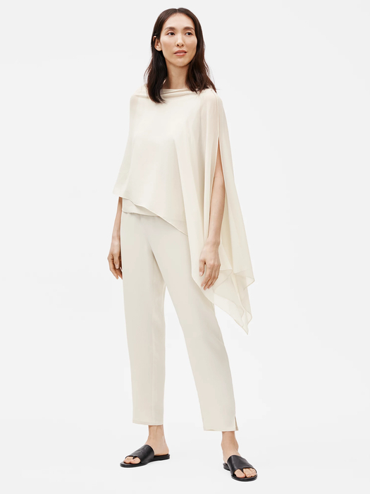 System Sheer Silk Georgette Wrap - Eileen Fisher Outlet