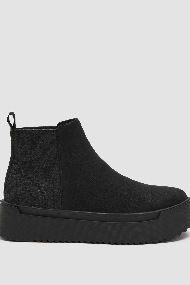 Kenille Sport Suede Wedge Bootie - Eileen Fisher Outlet