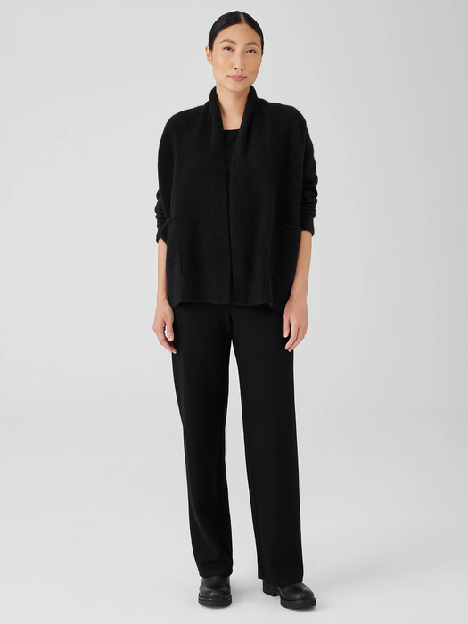 Cashmere Silk Bliss Shawl Collar Cardigan - Eileen Fisher Outlet