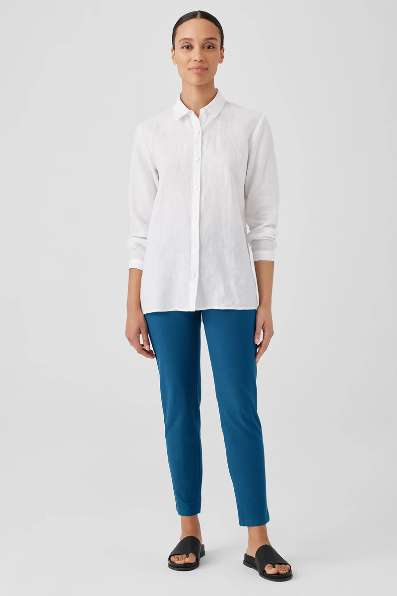 Washable Stretch Crepe Pant - Eileen Fisher Outlet
