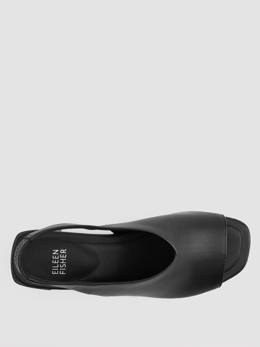 Tess Nappa Leather Slingback Sandal - Eileen Fisher Outlet